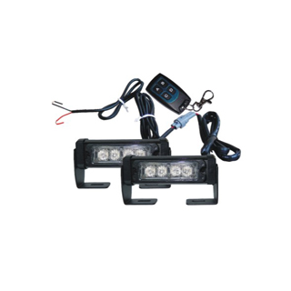 GL-812AM RGB LED Car Wireless And Change Color Emergency Warning Strobe Grill Light Bar